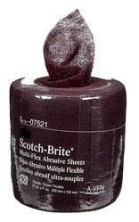 3M 7521 Scotch-Brite Multi-Flex Abrasive Sheet Roll, 8