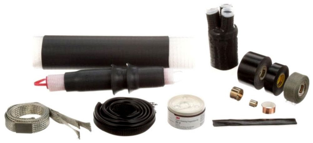 塩田電線 3m 3M 7620-S-2-3G Cold Shrink QT-III 3/C Termination Kit, Tape/Wire