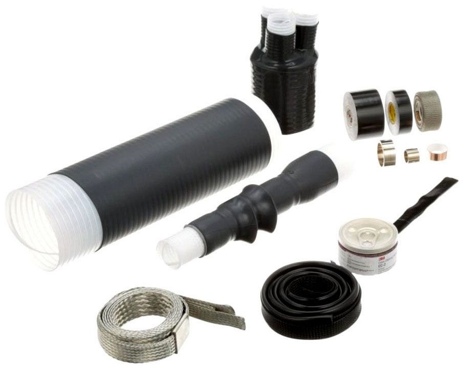 3M 7622-S-2-3G Cold Shrink QT-III 3/C Termination Kit, Tape/Wire