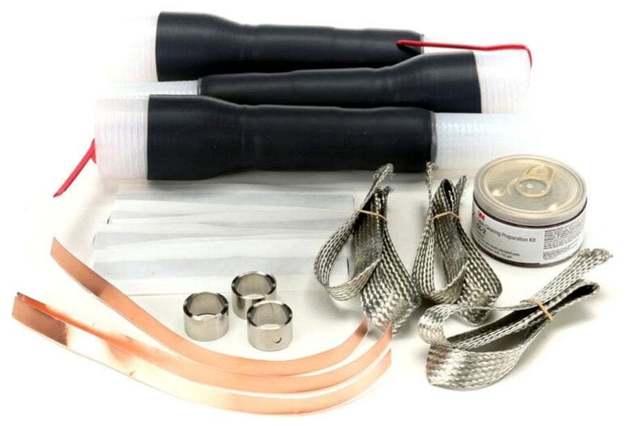 3M 7622-T-95 Cold Shrink QT-III Termination Kit, Tape/Wire