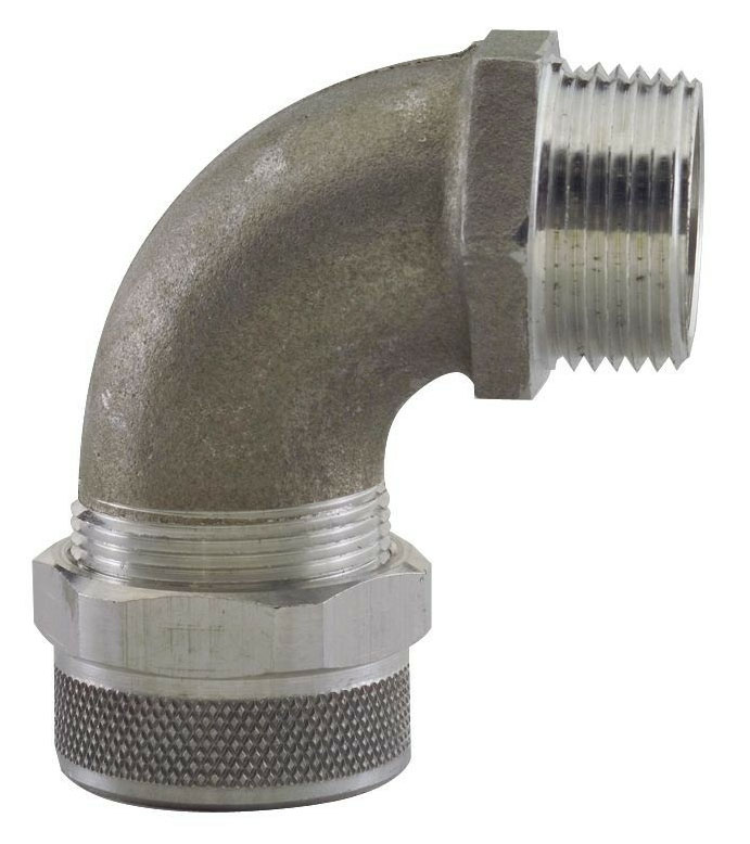 Remke RSR-9520 Cord Grip, Aluminum, 90 deg, 1-1/2