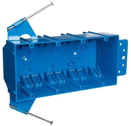 Carlon B455A-UPC 4-Gang Switch Box w/Nail & Clamp | Gordon
