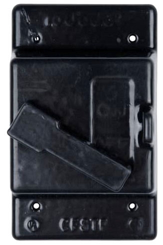 Ocal DS185-G PVC Coated FS/FD Lever Switch Box Mount Gray | Gordon