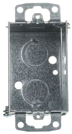 Appleton Electric 333-LE Steel Outlet Box – No Ears, 3x2x2.25 Inch (8-Pack), Made In USA