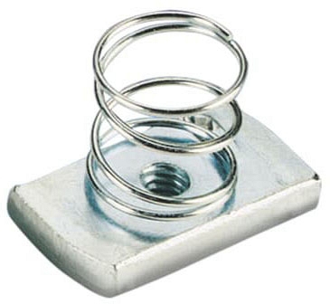 Superstrut B100-1/2 Short Spring Nut 1/2" Steel | Gordon Electric ...