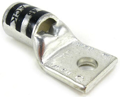 T&B 54110T 2/0Awg Black 1-Hole Copper Lug | Gordon Electric Supply, Inc.