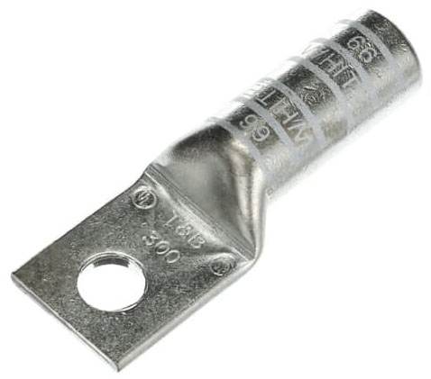 T&B 54914BE Copper Tin Plated 1-Hole Lug Long Barrel 300 1