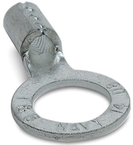 DO NOT DO 100coin hole ring【B】 T&B D8-10 Non-Insulated Brazed Seam Ring Terminal No8 Awg No10