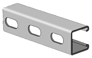 P-STRUT PS-200-EH-20-HG CHNL W/HLS | Gordon Electric Supply, Inc.