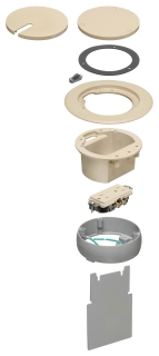 Arlington Flbc4560dla Recessed L Almond Fb W Gordon Electric