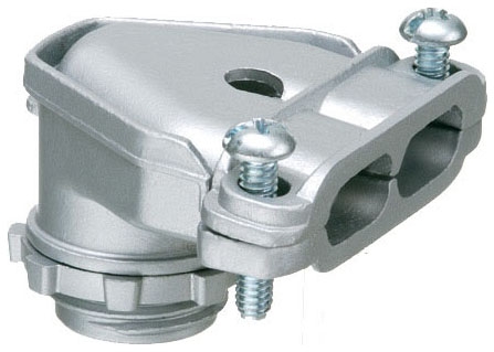 Arlington 84690 90-Deg Duplex Connector | Gordon Electric Supply, Inc.