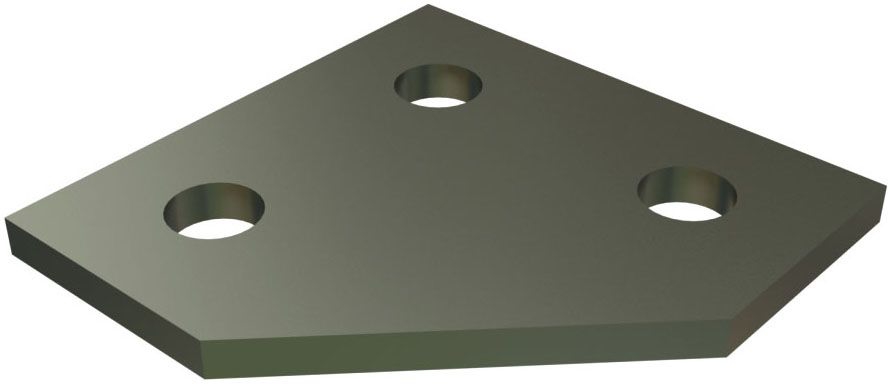 Power-Strut PS-744-EG Flat Corner Connector | Gordon