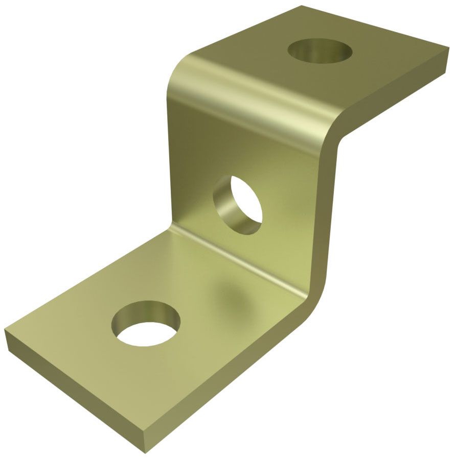 Unistrut P1045-ZD 3-Hole Z Angle Fitting | Gordon Electric Supply