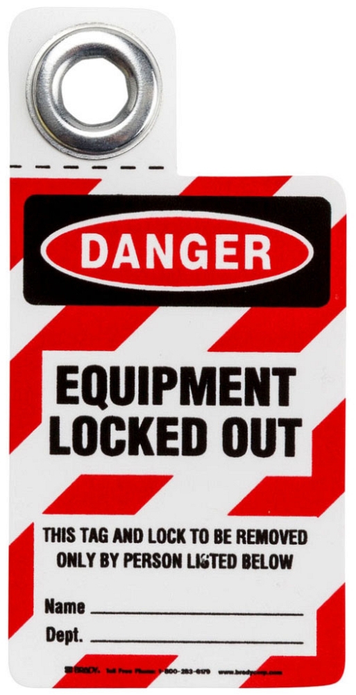 araraetucano 　ふたごじてんしゃ Brady 105722 Padlock Tag, Equipment Locked Out | Gordon Electric