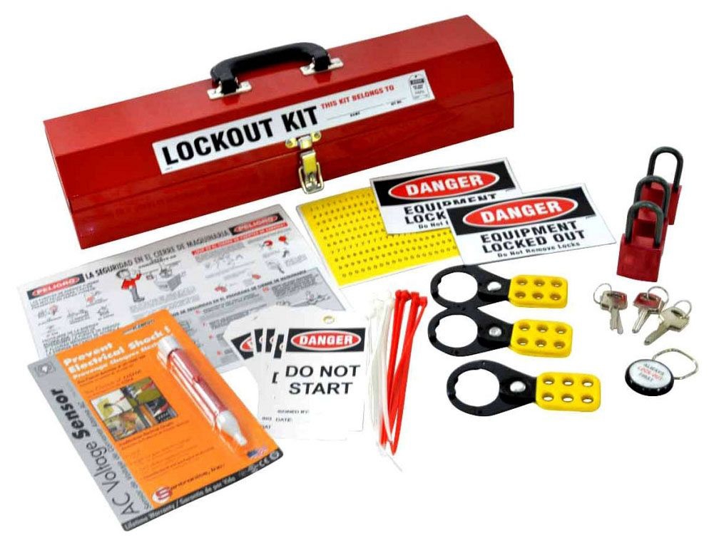 BRADY LK331E PRINZING LOCKOUT TAGOUT KIT OPTION #2 | Gordon Electric ...