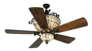 Craftmade K10659 Peruvian Cortana with 54" Premier Hand-Scraped Walnut Blades and Light Kit