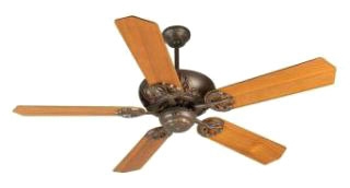 Craftmade K10901 Aged Bronze Cordova with 52" Custom Wood Teak Blades