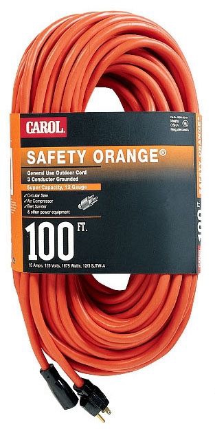 Carol 06801.63.04 12/3 SJT 100Ft Cord | Gordon Electric Supply, Inc.