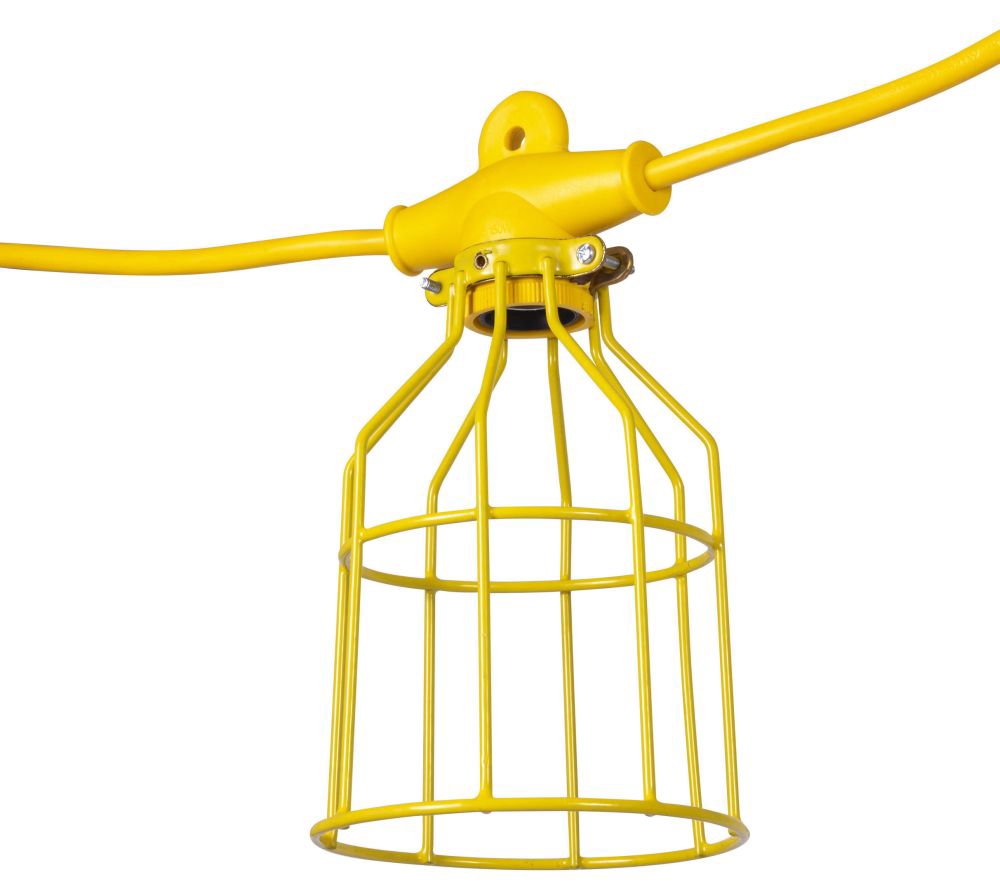 Temporary Stringer Bergen GL100MC123MPC Temporary Light Stringer 12/3 100ft 15A Male ...