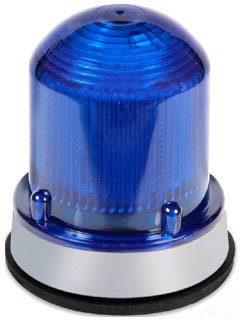 Edwards Signaling 125HALFB24D 125 Blue Flash, Halogen, 24VDC