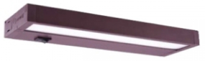 Elco EUB11L40 Lotus 11" Long Under Cabinet Light Bar - 6 W, 350 Lumens, 4000K - Bronze