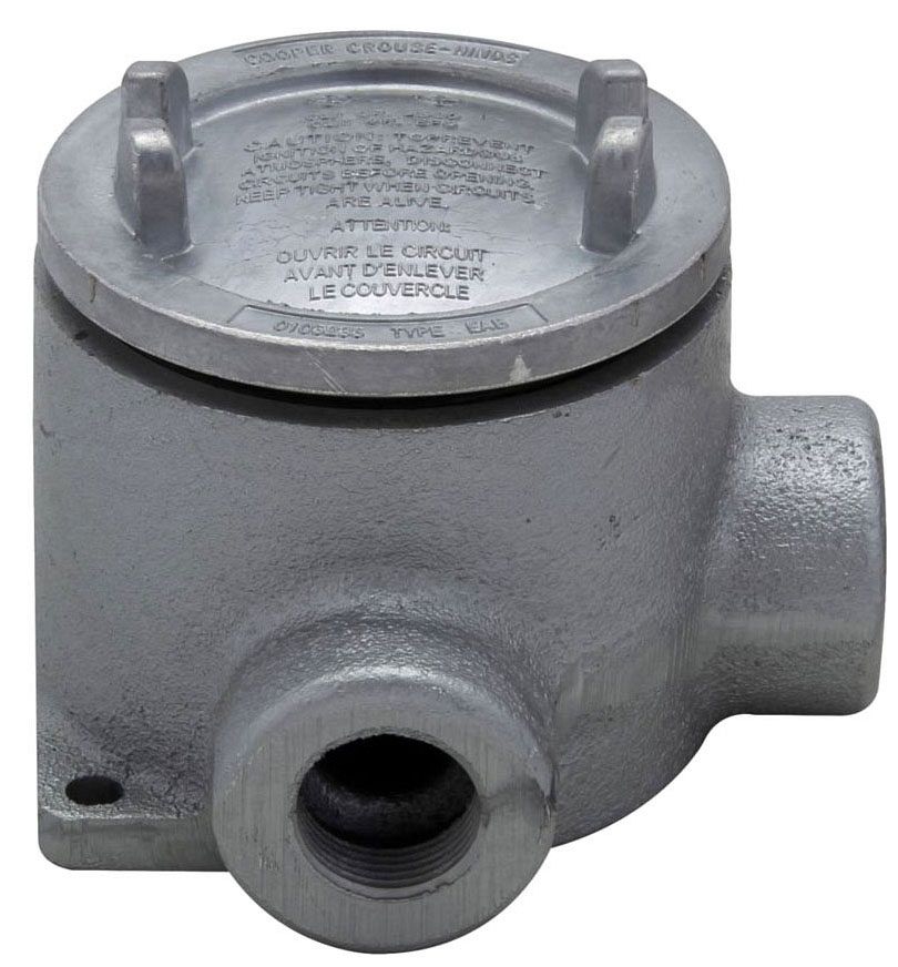 Crouse-Hinds GRFX239 Rigid Condulet Outlet Box – Feraloy Iron Alloy, 3/4" Hub Depth - View #3