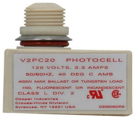 Crouse-Hinds V2PC20 120V 50/60Hz Photocell | Gordon Electric