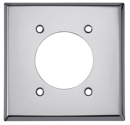 Cooper 68-BOX Wallplate 2-Gang Single Receptacle w/2.1563