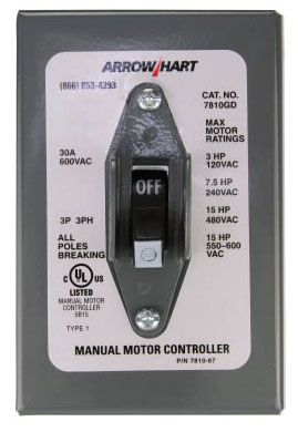 Sectionneur Manuel Lourd Arrow Hart AH781UD - 30A 600V AC Neuf - Pour Installations Industrielles