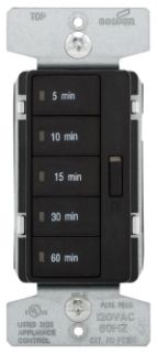 Pt1801 Program Timer Cooper PT18M-BK 5 Button Programmable Timer(Min) Universal 1800W 120V ...