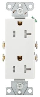 Cooper TR1307W-BOX Receptacle Tamper-Resistant Decorator Duplex