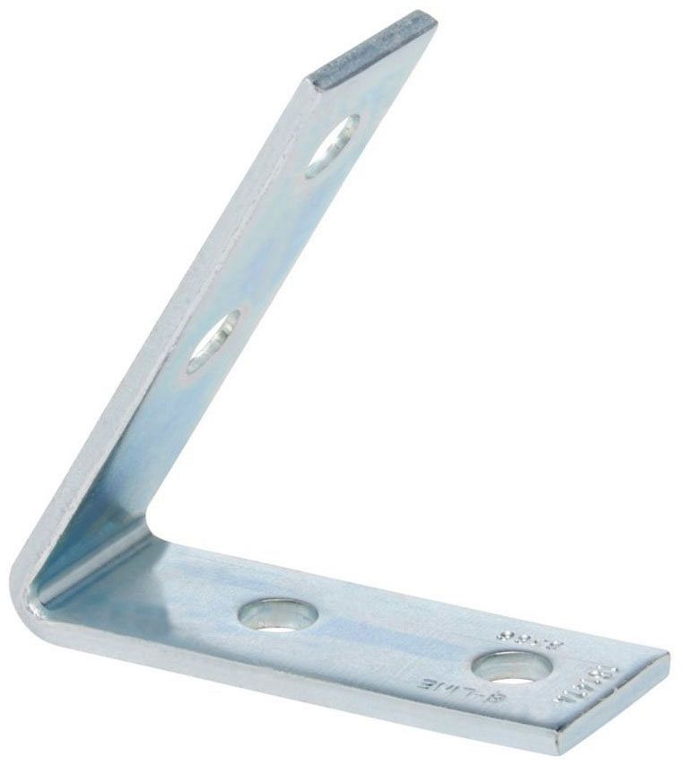 B-Line B366ZN 4-Hole Closed Angle, 60 Deg, Zinc Plated