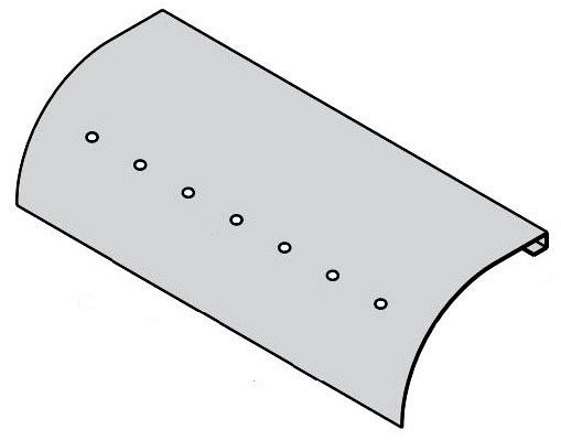 B-Line SB2129U20FB Raceway Drop-Out, 3/8