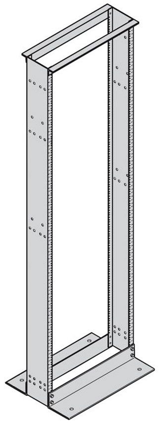 B-Line SB556084FB Relay Rack, Alum, Self-Supporting, C Premise Style ...