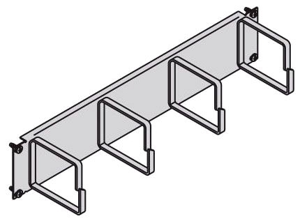 B-Line SB57163S096AL Vertical Cabling Section, Single, 96" H, 6 3/8" Depth, 3-5/8" Width
