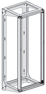 B-Line SB708194425FB Wall-Mounted Swing Gate Equipment Rack, 19
