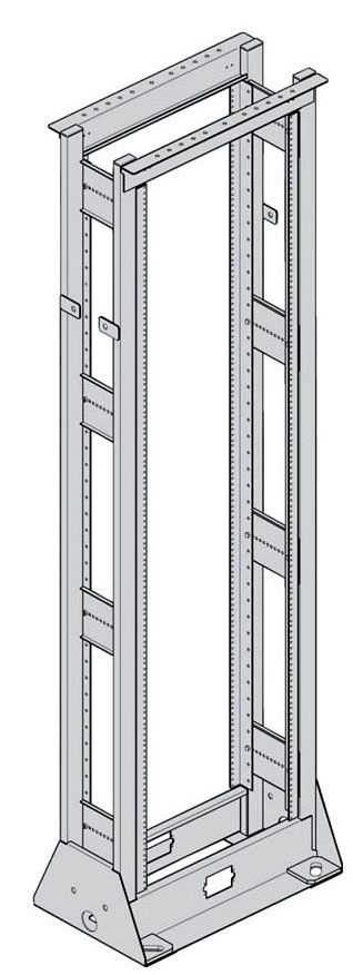 B-Line SB85219084TG Two-Post Sc Rack, 19