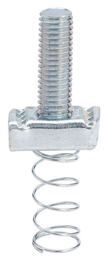 B-Line SN224-1ZN Stud Nut W/ Spring, 1/4