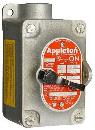 Appleton EFD175-3MS 3P Manual Contactor