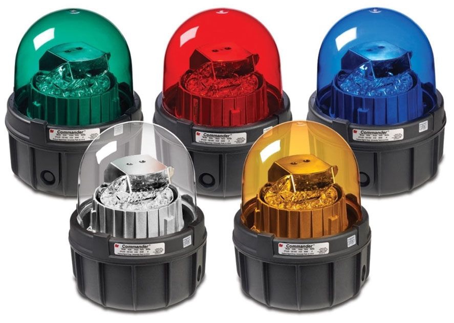 Federal-Signal 371LED-120R Rotating LED Light, 120VAC, Red | Gordon ...