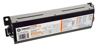 GE GE-232-MVPS-XL 29671 Fluorescent Ballast, 2-Lamp, F32T8, 32W T8, 120/277V