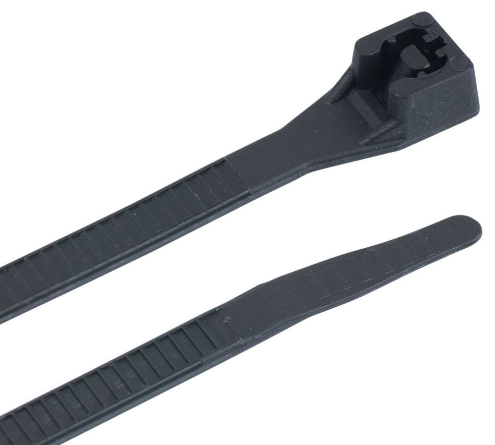 Gardner Bender Schwerlast-Kabelbinder – 10 Stück, 21 Zoll, UV-beständig, Bis 81,6 Kg Zugfestigkeit – Schwarz