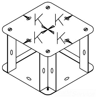 Elbow/Cross/Tee Hoffman F33G90TX NEMA Type 1 Wireway 3.00 x 3.00 3.00 x 3.00 HFF33G90TX Elbow/Cross/Tee Hoffman F33G90TX NEMA Type 1 Wireway 3.00 x 3.00 3.00 x 3.00 HFF33G90TX