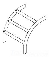 Ladder Rack Bending HOFFMAN LOB6G Ladder Rack Outside Bend fits 6.00 Steel Gray | Gordon ...