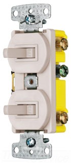 Black Combination Switch Bryant Electric RCD101BK Electrical