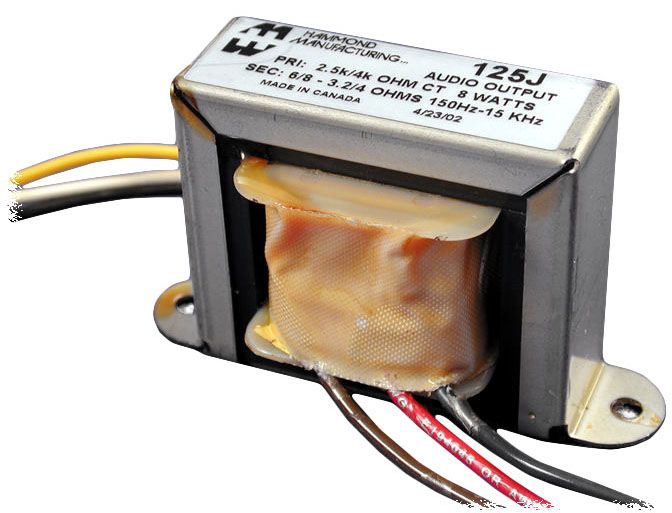 Hammond Mfg 125J Transformer Audio Push-Pull Tube Output | Gordon