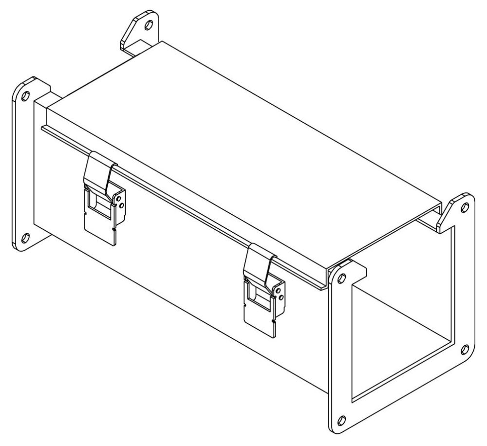 HAMMOND MFG 1485F120 N12 WIREWAY STRAIGHT SECTION 12 X 6 X 120
