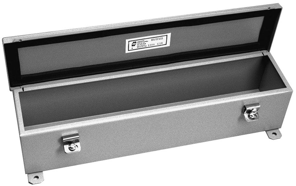 HAMMOND MFG 1486C18 N12 WIRING TROUGH 4 X 4 X 18 STEEL/GRAY