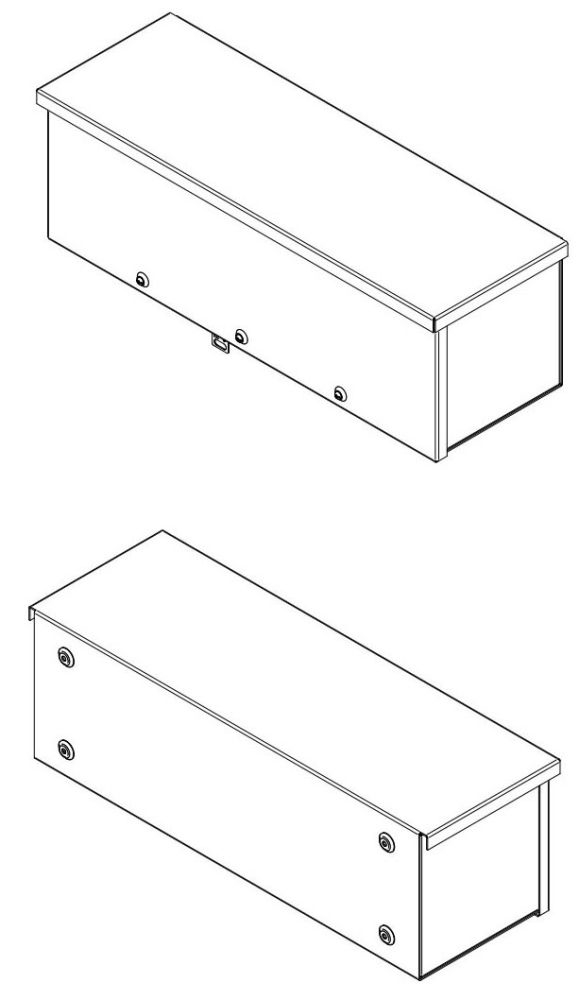 HAMMOND MFG C3RWT824G Type 3R Wiring Trough 8x8x24 Galv Gordon