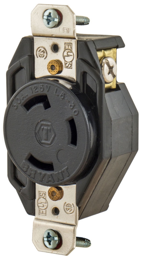 Bryant 70530FR Flush Receptacle Nema L5-30R | Gordon Electric